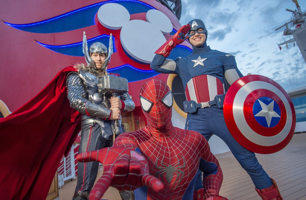 In fall 2017, Disney Cruise Line guests assemble on the Disney Magic to celebrate the epic adventures of the Marvel Universe’s mightiest Super Heroes and Super Villains in a brand-new, day-long event during seven special sailings departing from New York City: Marvel Day at Sea. The celebration combines the thrills of renowned Marvel comics, films and animated series, with the excitement of Disney Cruise Line entertainment to summon everyone’s inner Super Hero for the adventures that lie ahead during this unforgettable day at sea. (Chloe Rice, photographer)