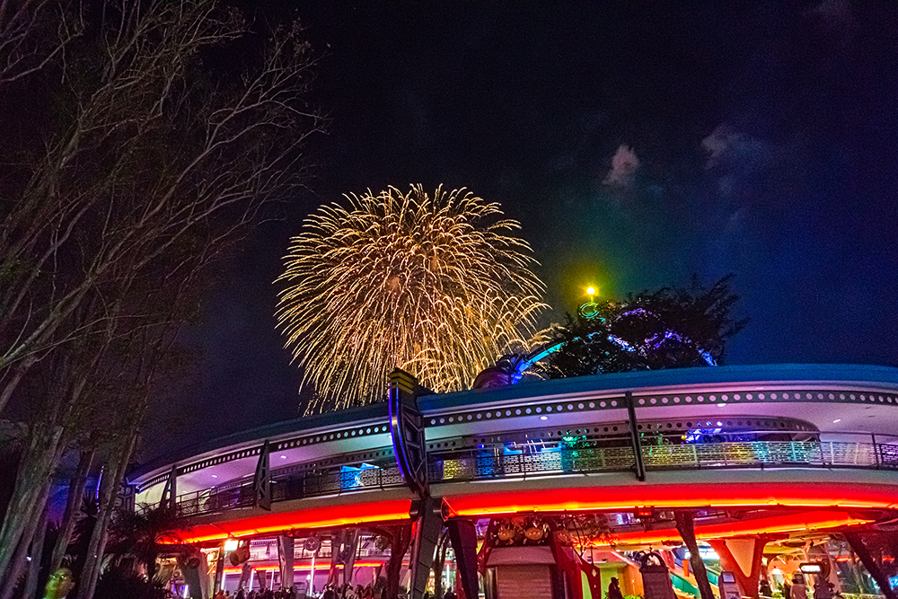 Fireworks from Tomorrowland